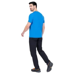 Mountain Equipment Headpoint Emblem Mens Tee Atlantic Blue