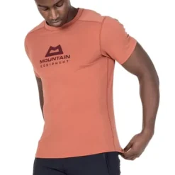 Mountain Equipment Headpoint Emblem Mens Tee Etruscan Red