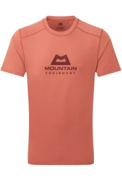 Mountain Equipment Headpoint Emblem Mens Tee Etruscan Red