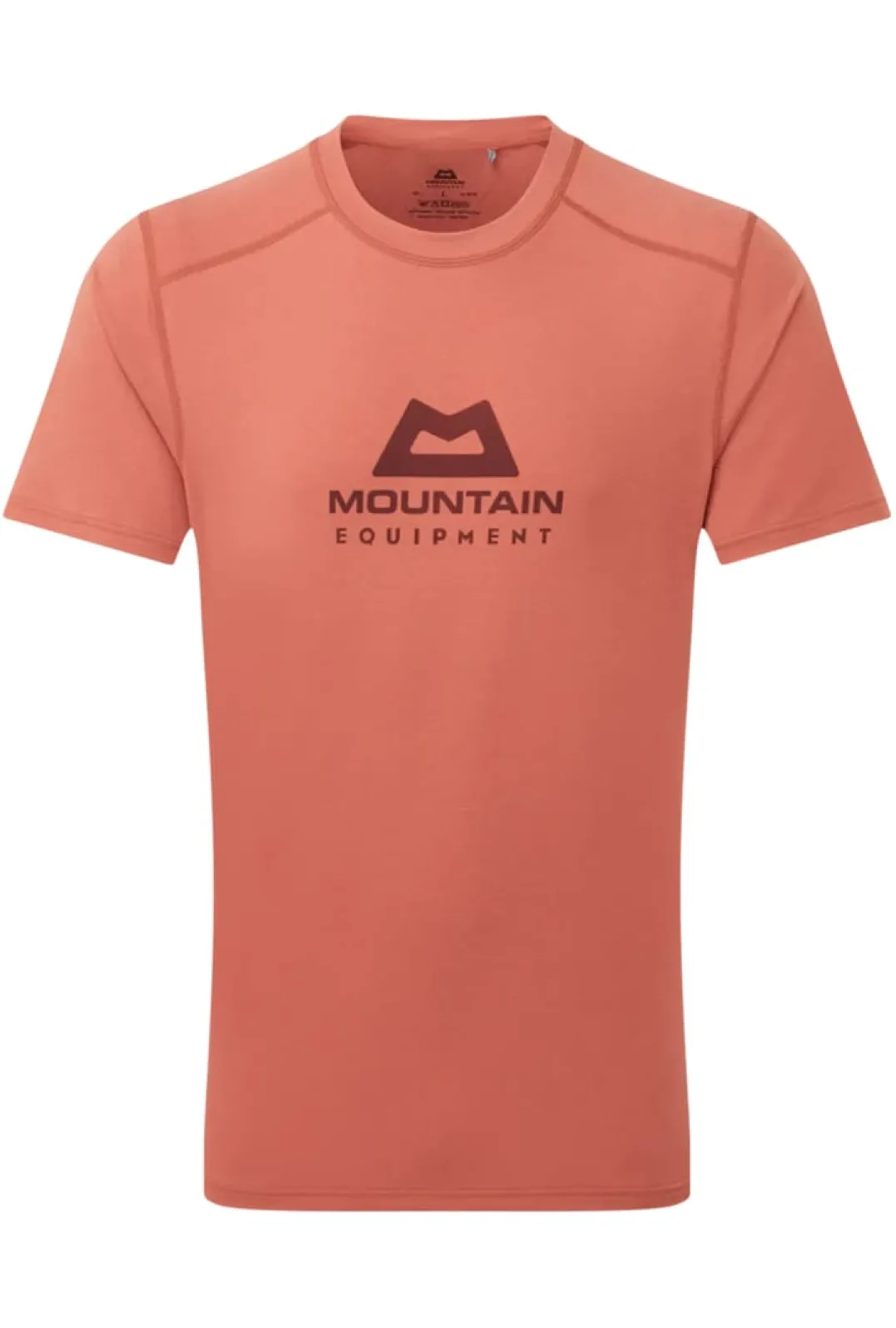 Mountain Equipment Headpoint Emblem Mens Tee Etruscan Red