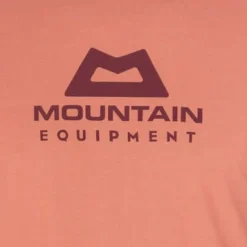 Mountain Equipment Headpoint Emblem Mens Tee Etruscan Red