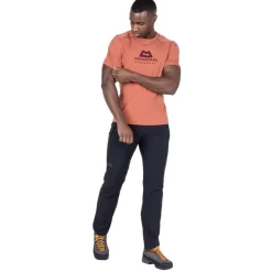 Mountain Equipment Headpoint Emblem Mens Tee Etruscan Red