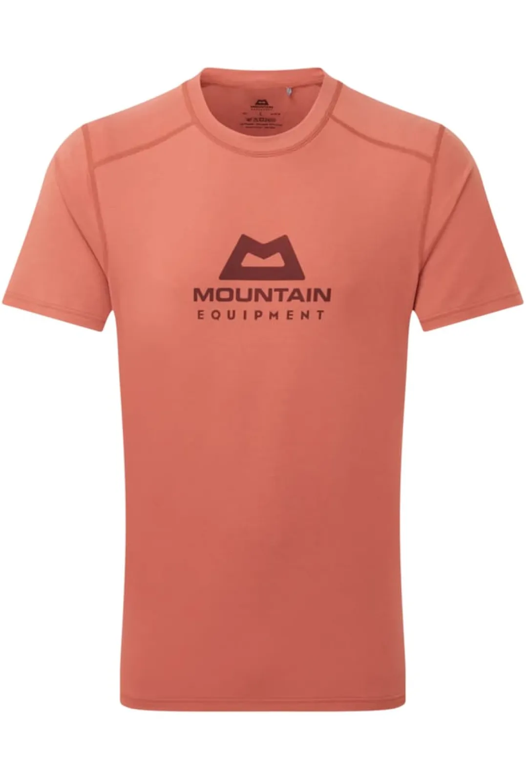 Mountain Equipment Headpoint Emblem Mens Tee Etruscan Red