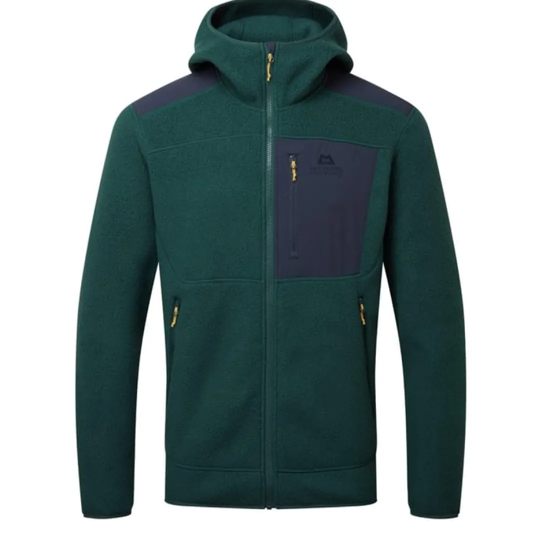 Mountain Equipment Highpile Hooded Mens Jacket Pine/Cosmos