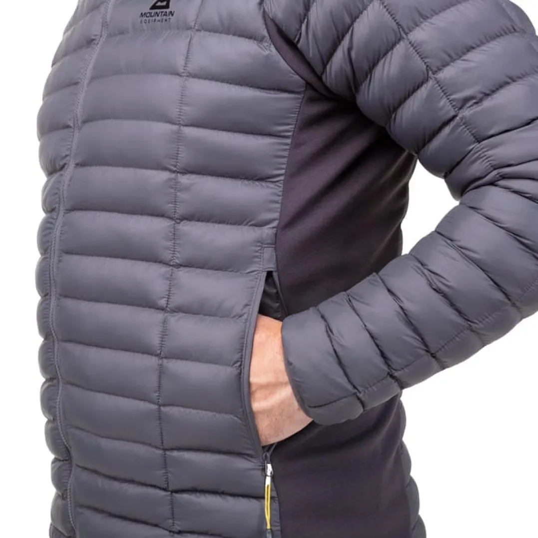 Mountain Equipment Men's Particle Hooded Jacket Anvil/Obsidian