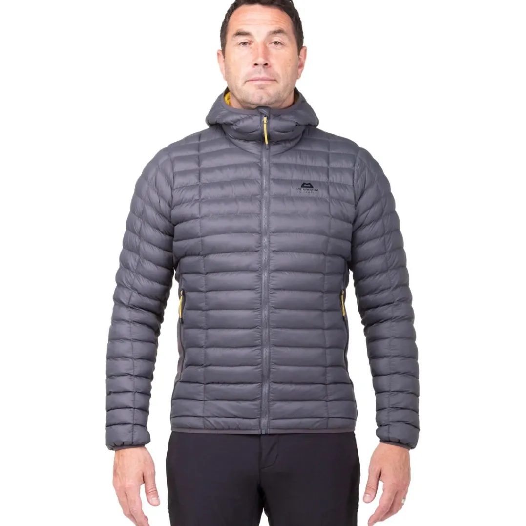Mountain Equipment Men's Particle Hooded Jacket Anvil/Obsidian