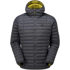 Mountain Equipment Men's Particle Hooded Jacket Anvil/Obsidian