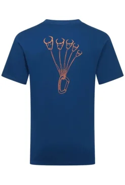 Mountain Equipment Men's Yorik On Wire Tee Admiral Blue