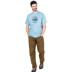 Mountain Equipment Roundel Mens Tee Heritage Blue