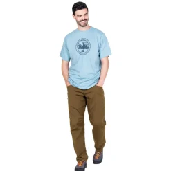 Mountain Equipment Roundel Mens Tee Heritage Blue