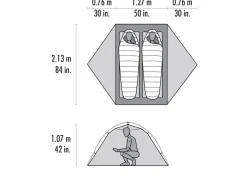 MSR Access 2 Tent Lt Grey