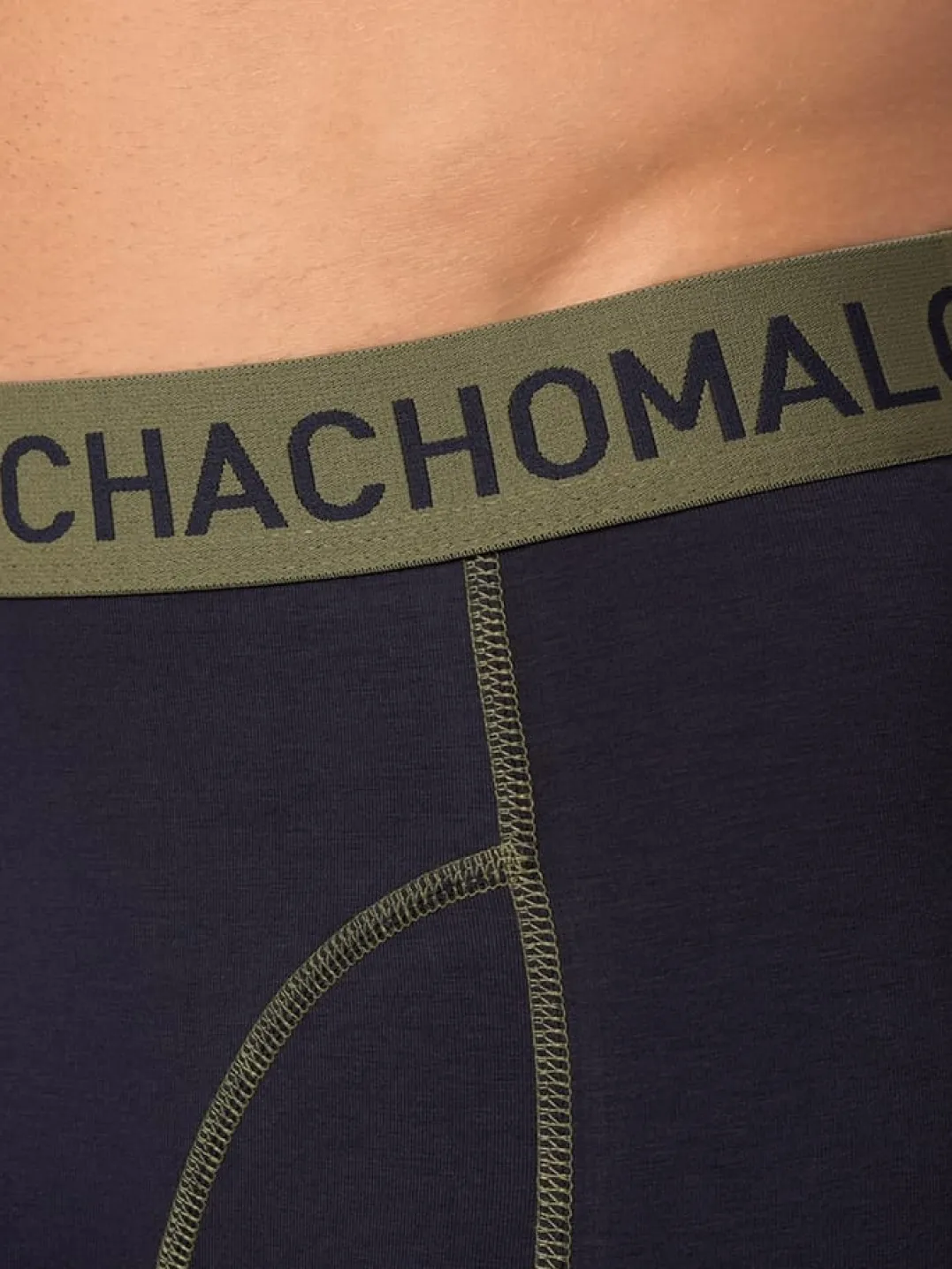Muchachomalo 1010 BOXER 2PK NAVY GREEN/DEEP BLUE