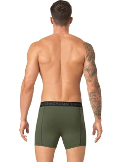 Muchachomalo 1010 BOXER 2PK NAVY GREEN/DEEP BLUE