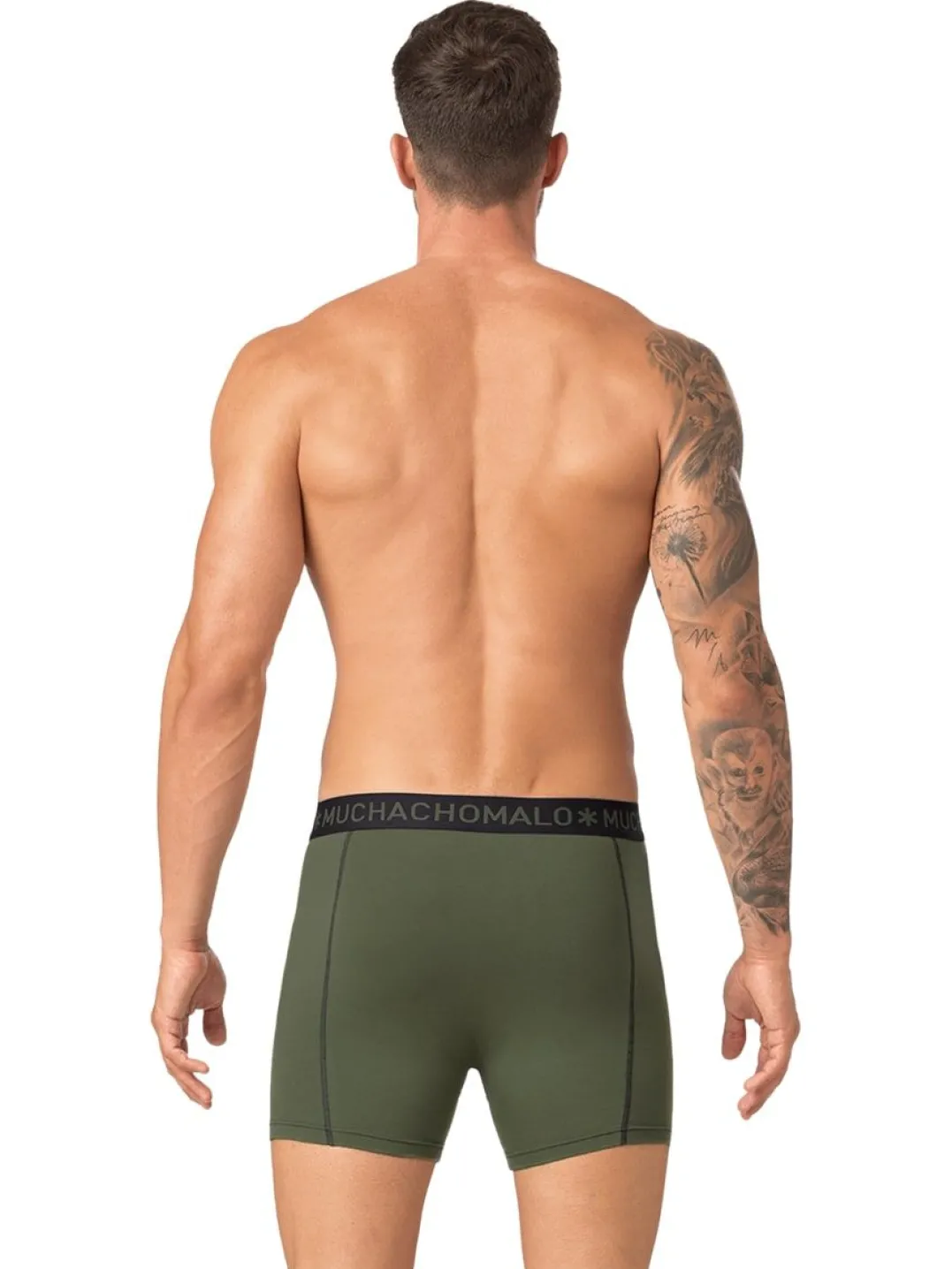 Muchachomalo 1010 BOXER 2PK NAVY GREEN/DEEP BLUE