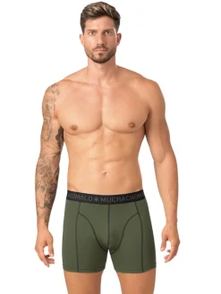 Muchachomalo 1010 BOXER 2PK NAVY GREEN/DEEP BLUE