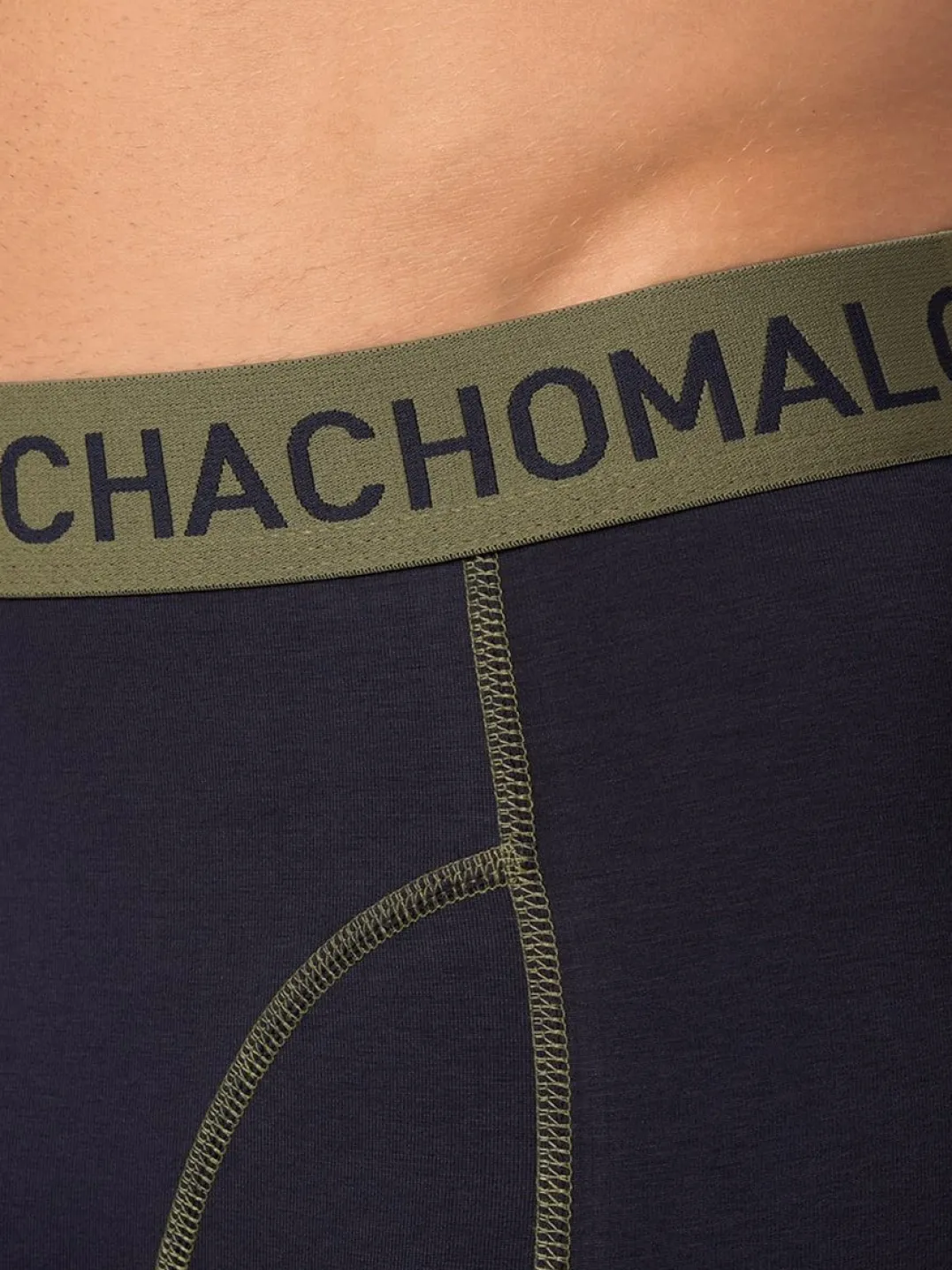 Muchachomalo 1010 BOXER 2PK NAVY GREEN/DEEP BLUE