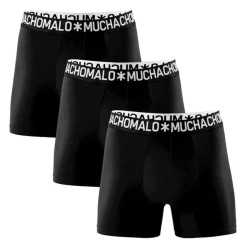 Muchachomalo 1132 COTTON BOXER 3PK BLACK