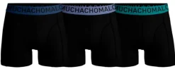 Muchachomalo 1010 3pk Microfiber Boxer 71 Black/black/black