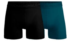 Muchachomalo 1010 Solid Boxer 2pk 686 Black/green