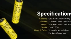 Nitecore Nitecore Nl2153hp Yellow
