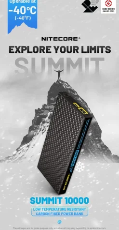 Nitecore Summit 10000 Mah Powerbank Black