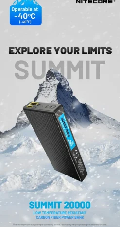Nitecore Summit 20000 Powerbank Black