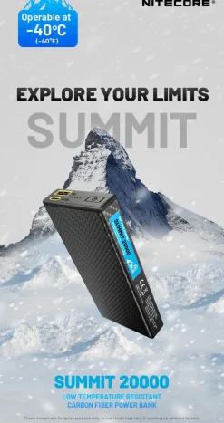 Nitecore Summit 20000 Powerbank Black