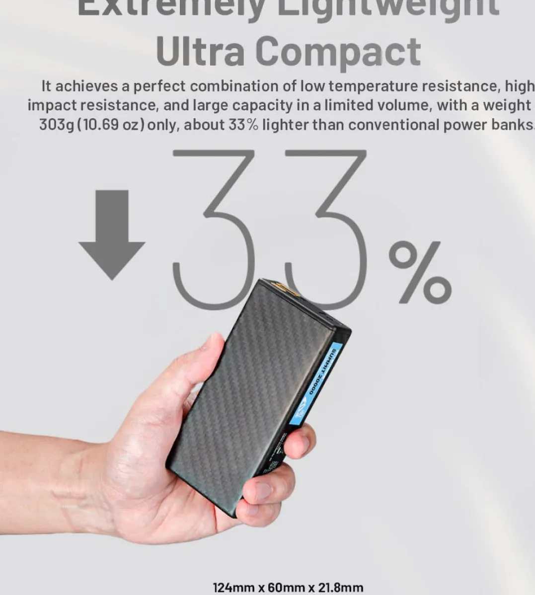 Nitecore Summit 20000 Powerbank Black