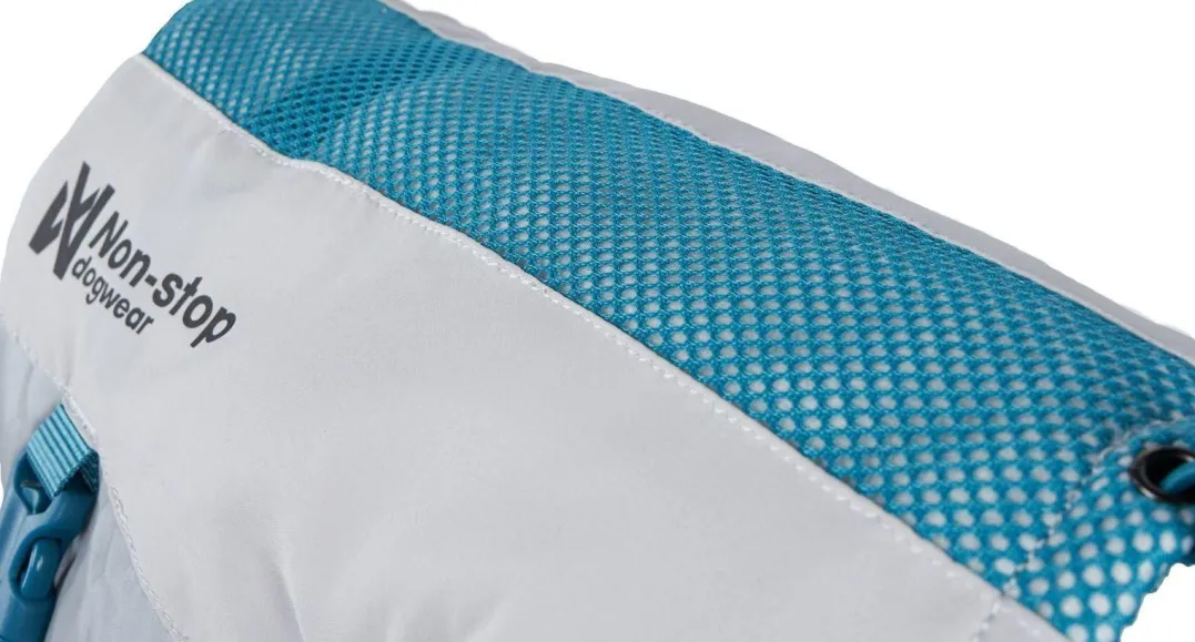 Non-stop Dogwear Cooling Vest Light gray/Teal