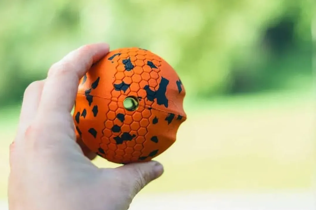 Non-stop Dogwear Dog Ball 60x60 Orange/black