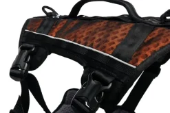Non-stop Dogwear Rock Harness Long Black/Orange XL