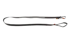 Non-stop Dogwear Touring Bungee Leash 2.8m/13mm, Screw-Lock Grey