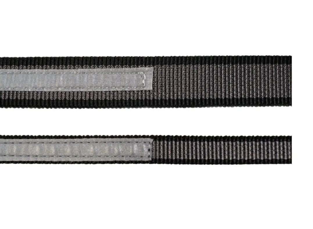 Non-stop Dogwear Touring Bungee Leash 2.8m/13mm, Screw-Lock Grey