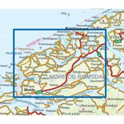 Nordeca Topo 3000 1:50 000 Molde - Kristiansund