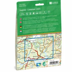 Nordeca Topo 3000 1:50 000 Sogndal - Leikanger