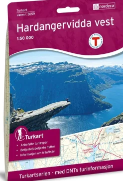 Nordeca Turkart Hardangervidda vest 1:50 000 Turkart