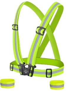 Nordic Grip Kids' Reflective Cross Belt Incl. 2 Band Yellow
