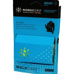 Nordic Grip Reflective Adult Cross Belt Black