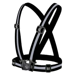 Nordic Grip Reflective Adult Cross Belt Black