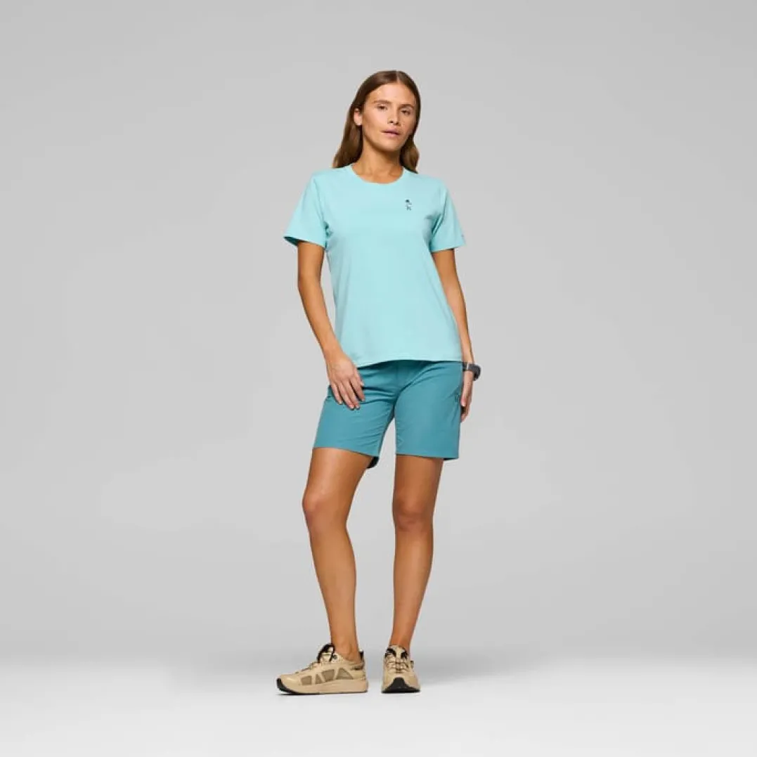 Norrøna /29 Cotton Activity Embroidery T-Shirt W'S Aqua Haze
