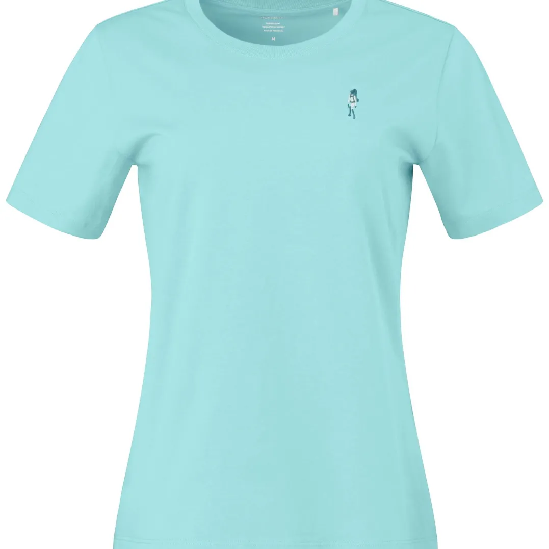 Norrøna /29 Cotton Activity Embroidery T-Shirt W'S Aqua Haze
