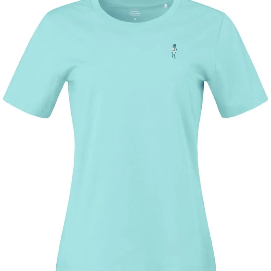 Norrøna /29 Cotton Activity Embroidery T-Shirt W'S Aqua Haze