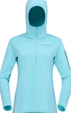 Norrøna Falketind Warm1 Hood W'S Aqua Haze/Trooper