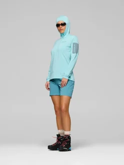 Norrøna Falketind Warm1 Hood W'S Aqua Haze/Trooper