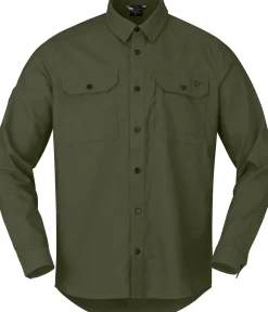 Norrøna Femund Cotton Shirt M'S Olive Night