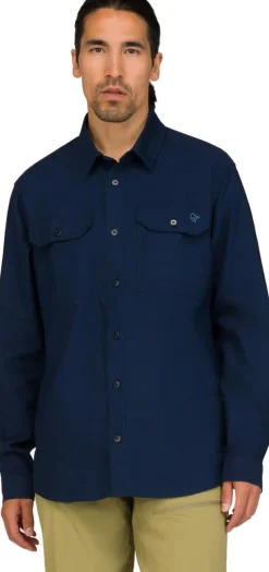 Norrøna Femund Cotton Shirt M'S Navy Blazer