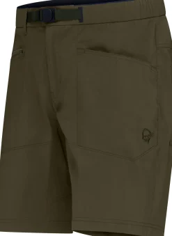 Norrøna Femund Mid Cotton Shorts M'S Olive Night