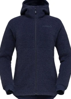Norrøna Femund Warmwool3 Hood W'S Indigo Night Blue