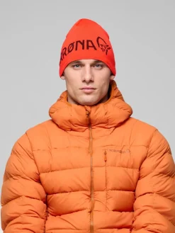 Norrøna /29 Light Merinoull Logo Beanie Baked Apple