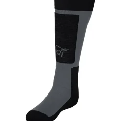 Norrøna Lofoten Mid Merinoull Long Socks Caviar Black/iron Gate